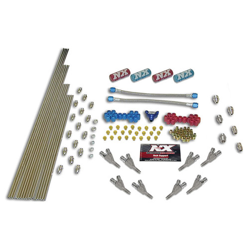 rio★ Nitrous Express 8-Cyl Shark/Piranha Plumb Kit W/O Solenoids W