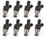 Holley EFI Components, Kit- Fuel Injector 83 Pph, 8 Pack, Part #522-838
