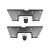 LEAF SPRING C-NOTCH BRACKET KIT