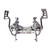 BARE FRONT FRAME - SINGLE ADJUSTABLE SHOCKS - BARE CONTROL ARMS