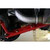 UMI 4034-R 64-72 A-Body 1 Inch Solid Chromoly Rear Sway Bar, Red