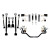 REAR SPEED KIT 3 - DOUBLE ADJUSTABLE REMOTE SHOCKS - MOSER AXLE.