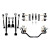 REAR SPEED KIT 3 - DOUBLE ADJUSTABLE REMOTE SHOCKS - STOCK AXLE....