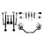 REAR SPEED KIT 3 - DOUBLE ADJUSTABLE SHOCKS - STOCK AXLE..