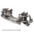 X-GEN 535 FRONT SUSPENSION MODULE - WITHOUT SPRINGS/SHOCKS