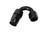 BTR AN FITTINGS - 150° - 8AN HOSE END - BLACK - HF-150-08