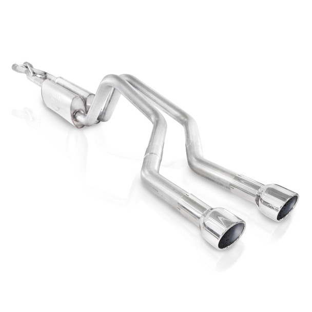 Dual Turbo S-Tube Mufflers Center Exit X-Pipe Factory Connect
