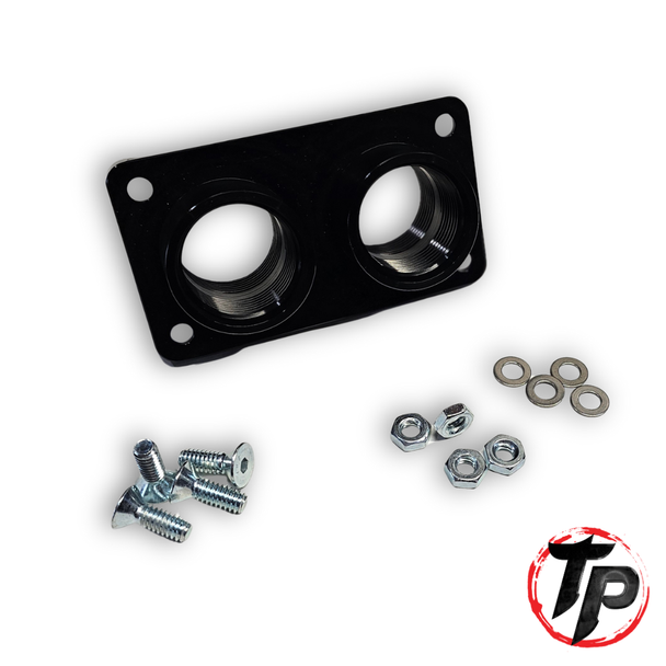 1.25” Aluminum Firewall Pass-Through For Wiring Harness – WCM Raw Finish, Universal Fit