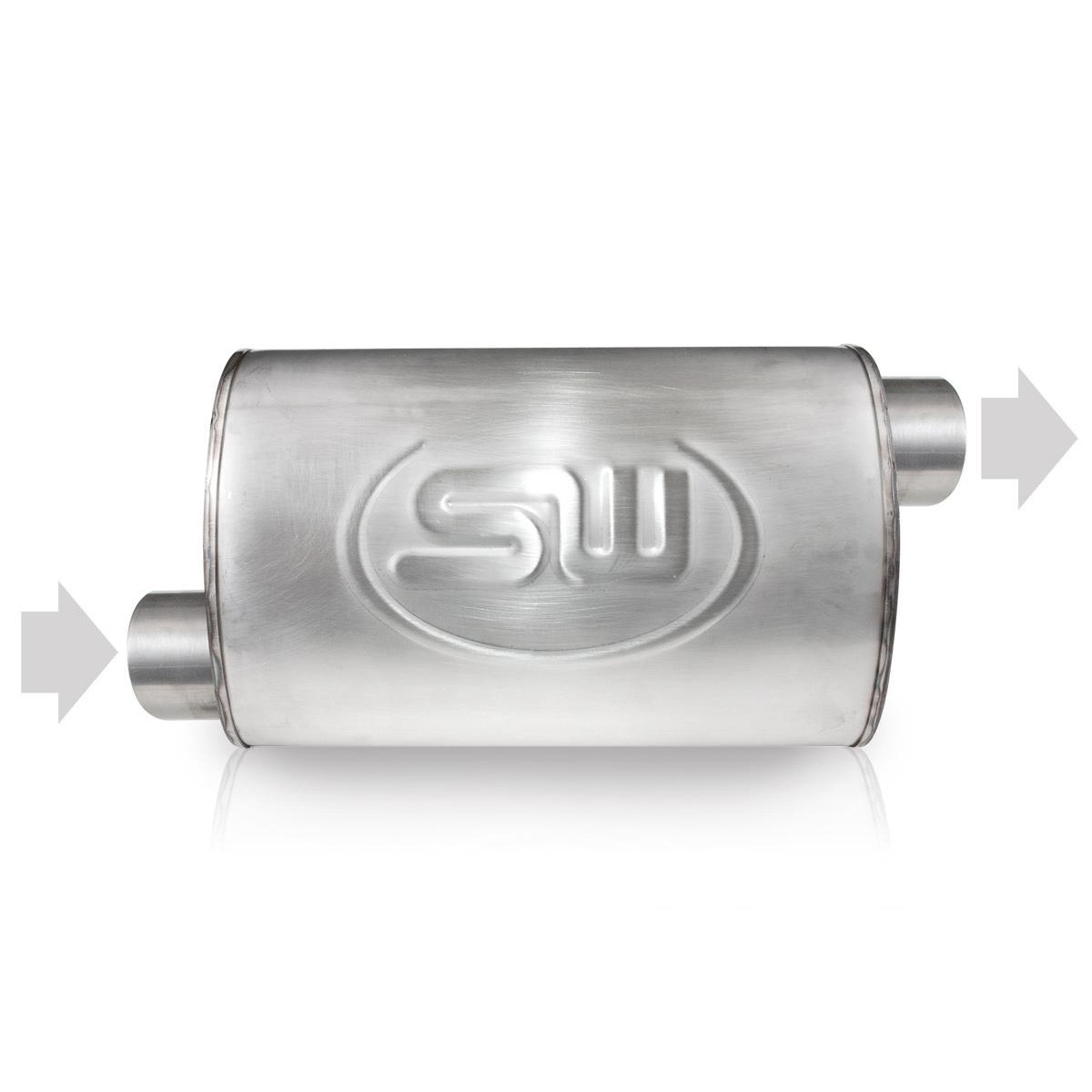 Turbo S-tube Muffler 2-1/4