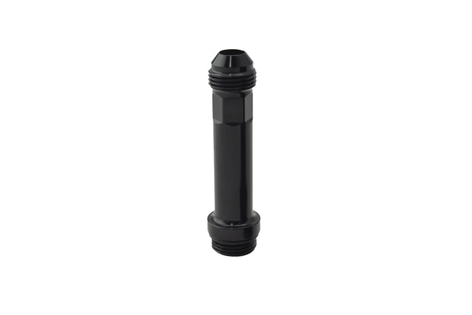 Billet Turbo Drain 70mm Extension AN-8 MALE to AN-8 orb PORT #TS