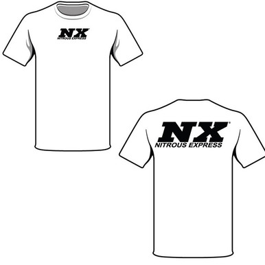 Nitrous Express XX-Large White T-Shirt W/ Black Nx, Part #NX-16516