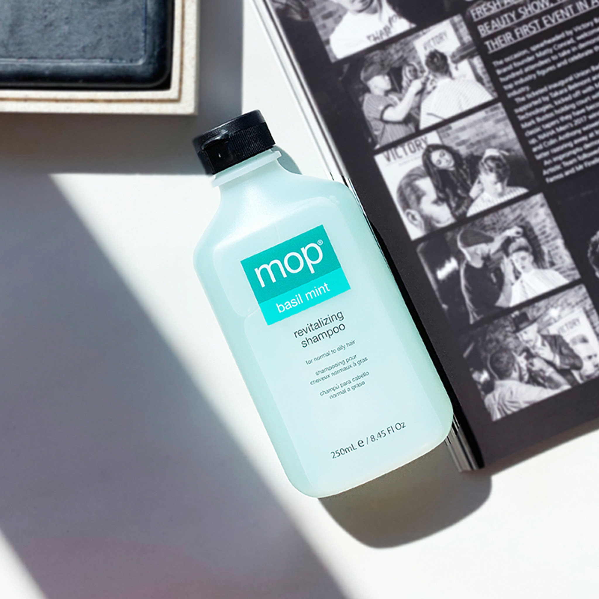 MOP Basil Mint Revitalising Shampoo MOP Official Stockist