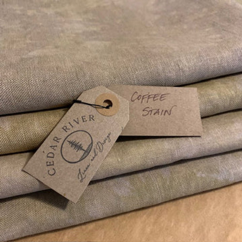 Cedar River Linen, Coffee Stain 20 ct Aida, Zweigart Base