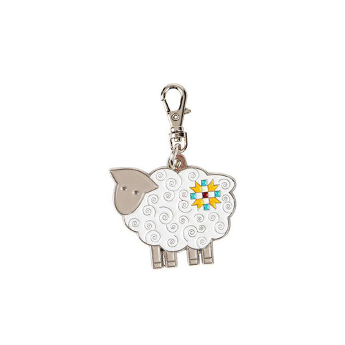 Lori Holt Enamel Happy Charm - Sheep