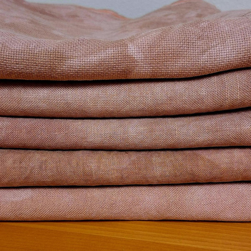 Fiber on a Whim, Smoked Salmon 32 ct, Lugana, Zweigart Base ***New for 2026 Nashville Needlework Market