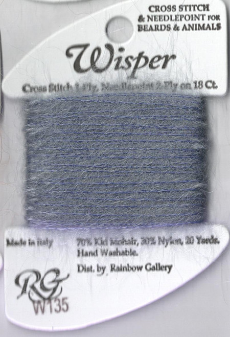 Stormcloud - W135, Wisper Thread by Rainbow Gallery