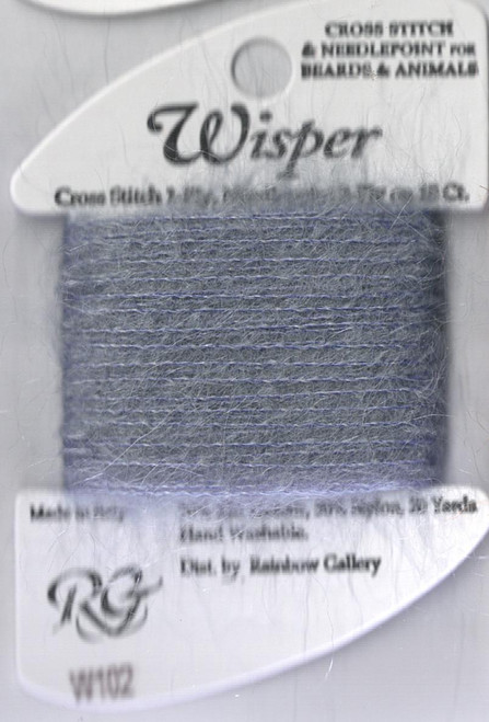 Dark Pearl Gray - W102, Wisper Thread by Rainbow Gallery