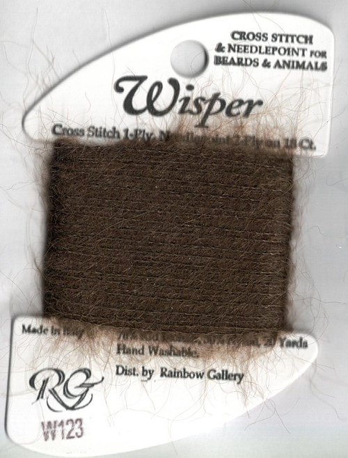 Chestnut - W123, Wisper Thread by Rainbow Gallery