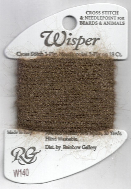 Tobacco Brown - W140, Wisper Thread by Rainbow Gallery