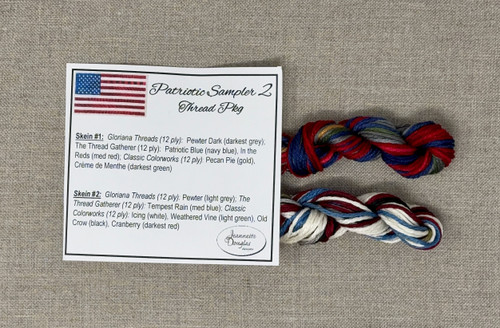Silk Tread pack for Patriotic Sampler 2