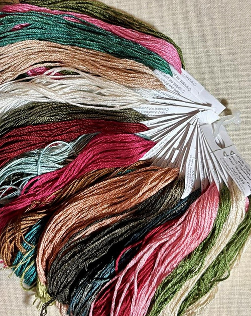 Rose Sonata Hand-dyed Fibers Silk Pack