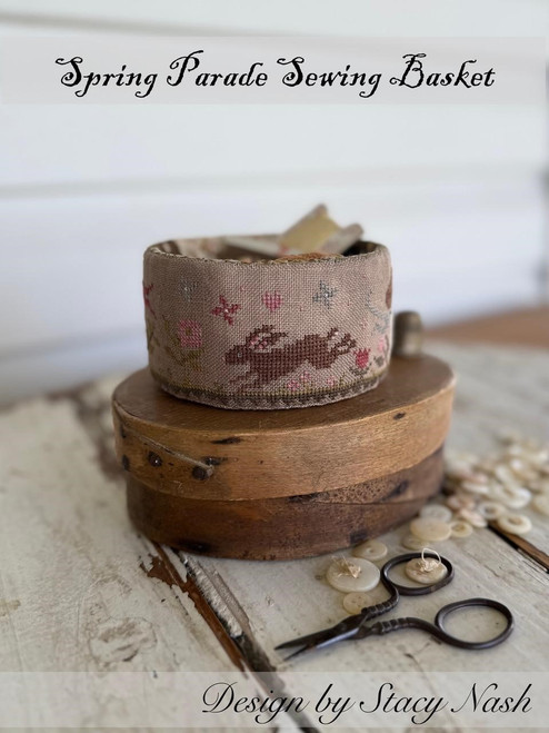 Spring Parade Sewing Basket