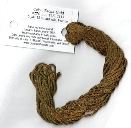 Tacna Gold - 276- 6 Yds 12 strand Silk