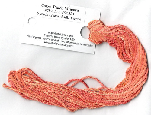 Peach Mimosa - 282 - 6 Yds 12 strand Silk