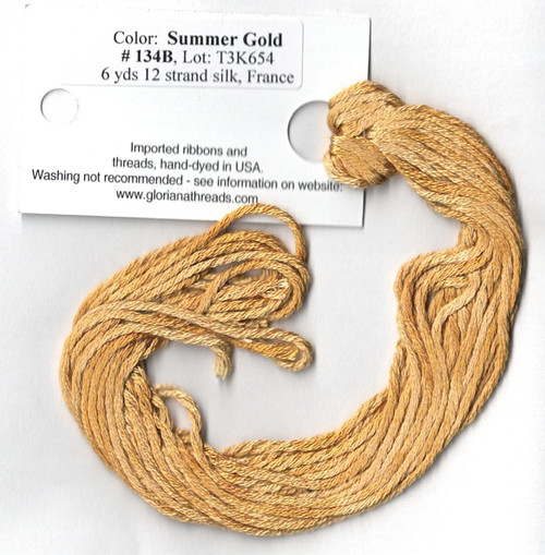 Summer Gold - 134B - 6 Yds 12 Strand Silk