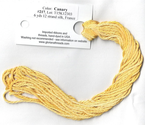 Canary - 217 - 6 Yds 12 Strand Silk