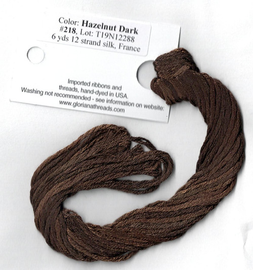 Hazelnut Dark - 218 - 6 Yds 12 Strand Silk