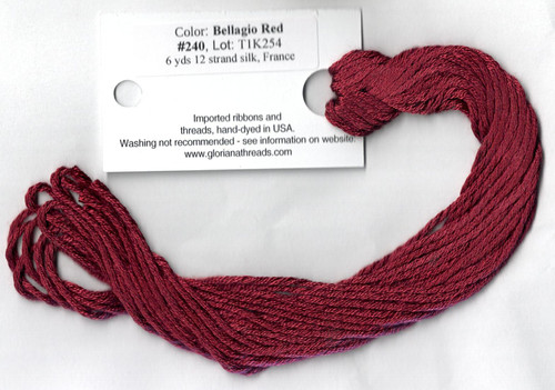 Bellagio Red - 240- 6 Yds 12 Strand Silk