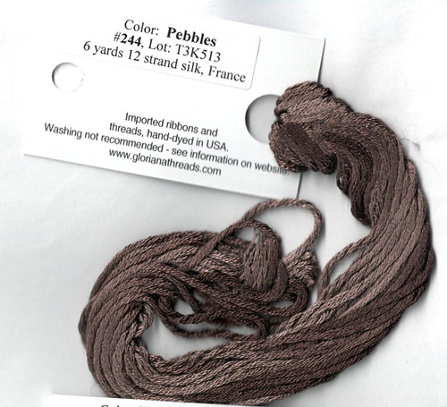 Pebbles - 244- 6 Yds 12 Strand Silk