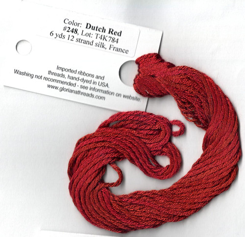 Dutch Red - 248- 6 Yds 12 Strand Silk