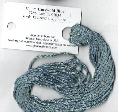 Costwold Blue- 295- 6 Yds 12 Strand Silk