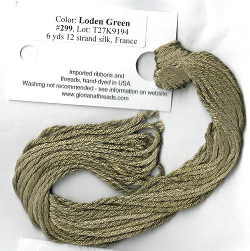 Loden Green - 299- 6 Yds 12 Strand Silk