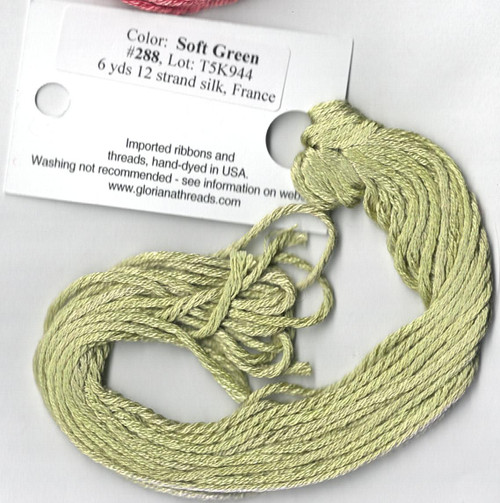 Soft Green - 288- 6 Yds 12 Strand Silk