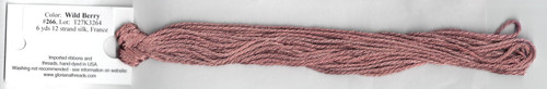 Wild Berry- 266- 6 Yds 12 Strand Silk