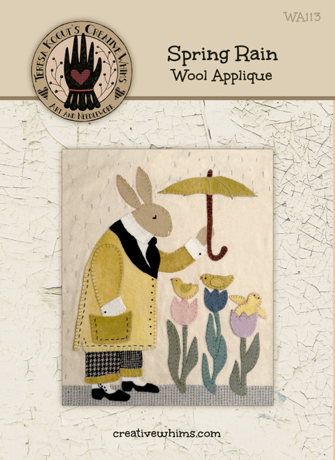 Spring Rain Wool Applique Kit