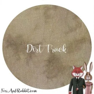 Dirt Track, 16 ct Aida by Fox and Rabbit, Zweigart Base