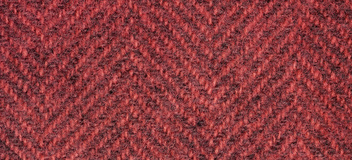 Lancaster Red Fat Quarter Hand Dyed Wool Herringbone