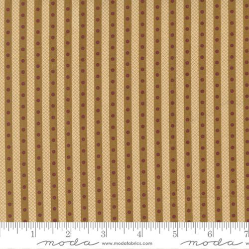 Adamstown Dotted Stripe Gold - 1/2 yard