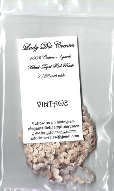 Lady Dot Vintage 7/32" rick rack