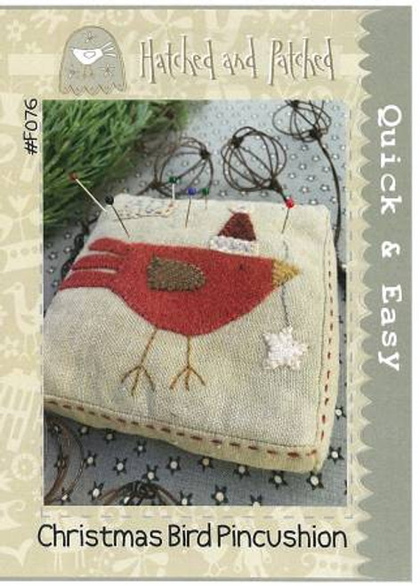 Christmas Bird Pincushion