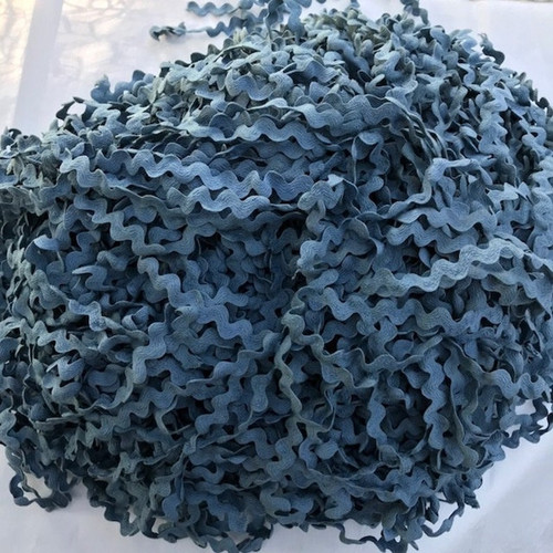 Lady Dot Storm Blue 1/2" rick rack