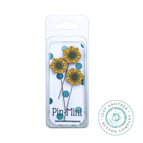 Pin-Mini: 3 Sunflowers