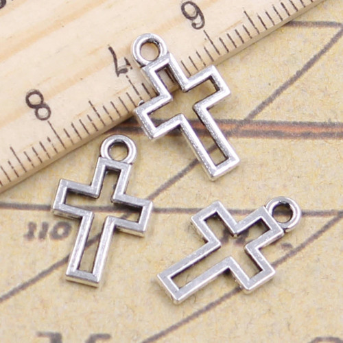 Cross Antique Silver Charms