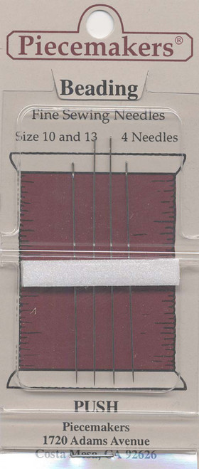 Piecemaker Beading Needles Sizes 10/13