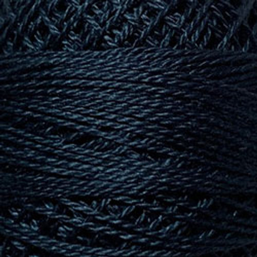 Valdani #12 Pearl Cotton Solid #108 Dusty Navy