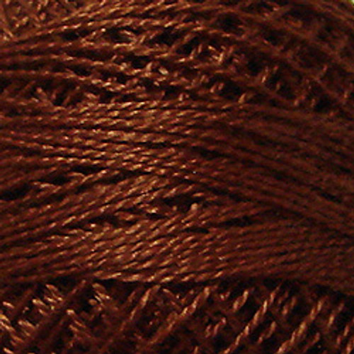 Valdani #8 Pearl Cotton Solid #1642 Red Brown Medium
